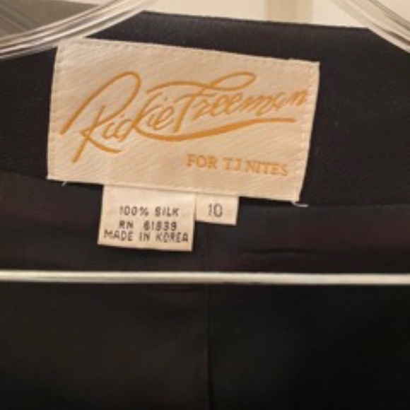 Rickie Freeman for Teri Jon Cocktail Jacket with Sleeveless Vest - Picture 5 of 6